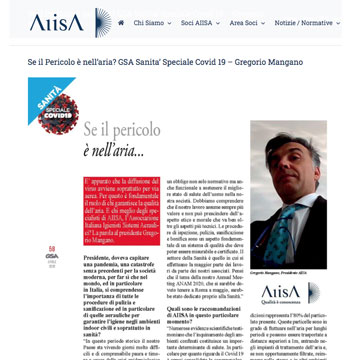  GSA Sanità Speciale Covid19 – Gregorio Mangano