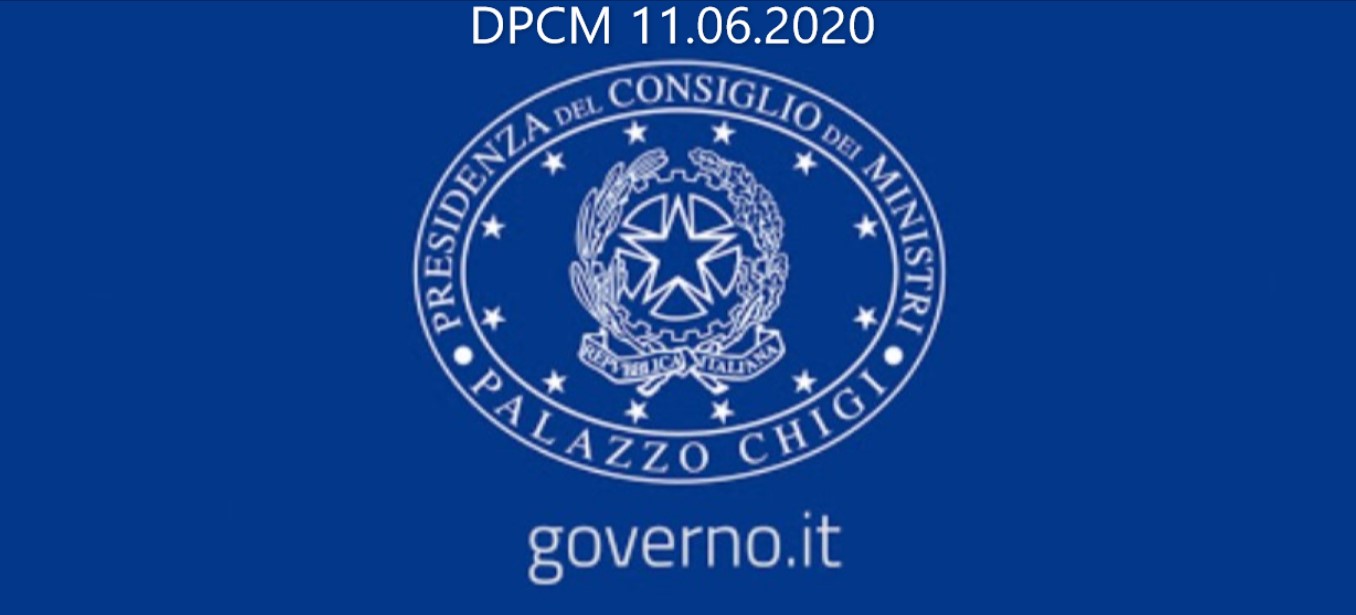 DPCM 11 giugno 2020