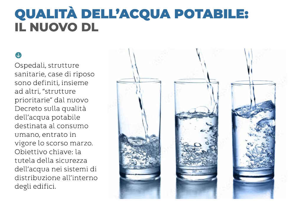 QUALITÀ DELLE ACQUE DESTINATE AL CONSUMO UMANO: IL NUOVO DECRETO  LEGISLATIVO 23 FEBBRAIO 2023, N. 18 - Techno One srl